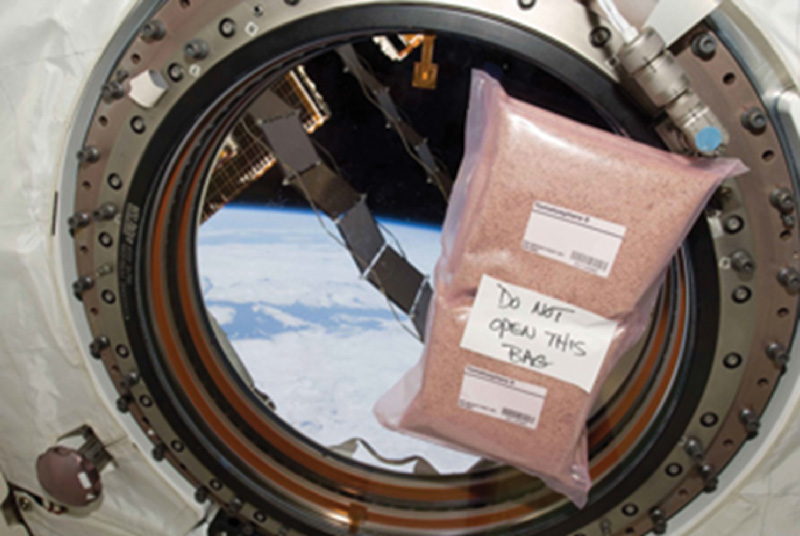 Tomatosphere seeds on board the International Space Station